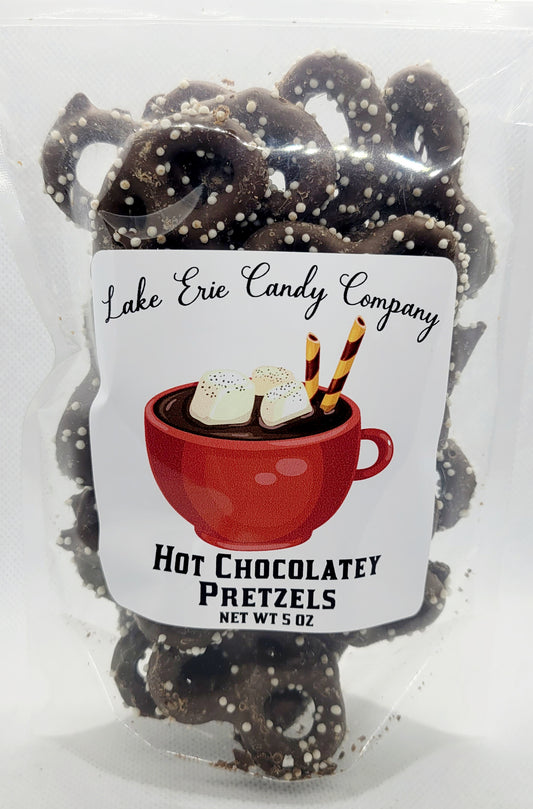 Hot Chocolatey Pretzels