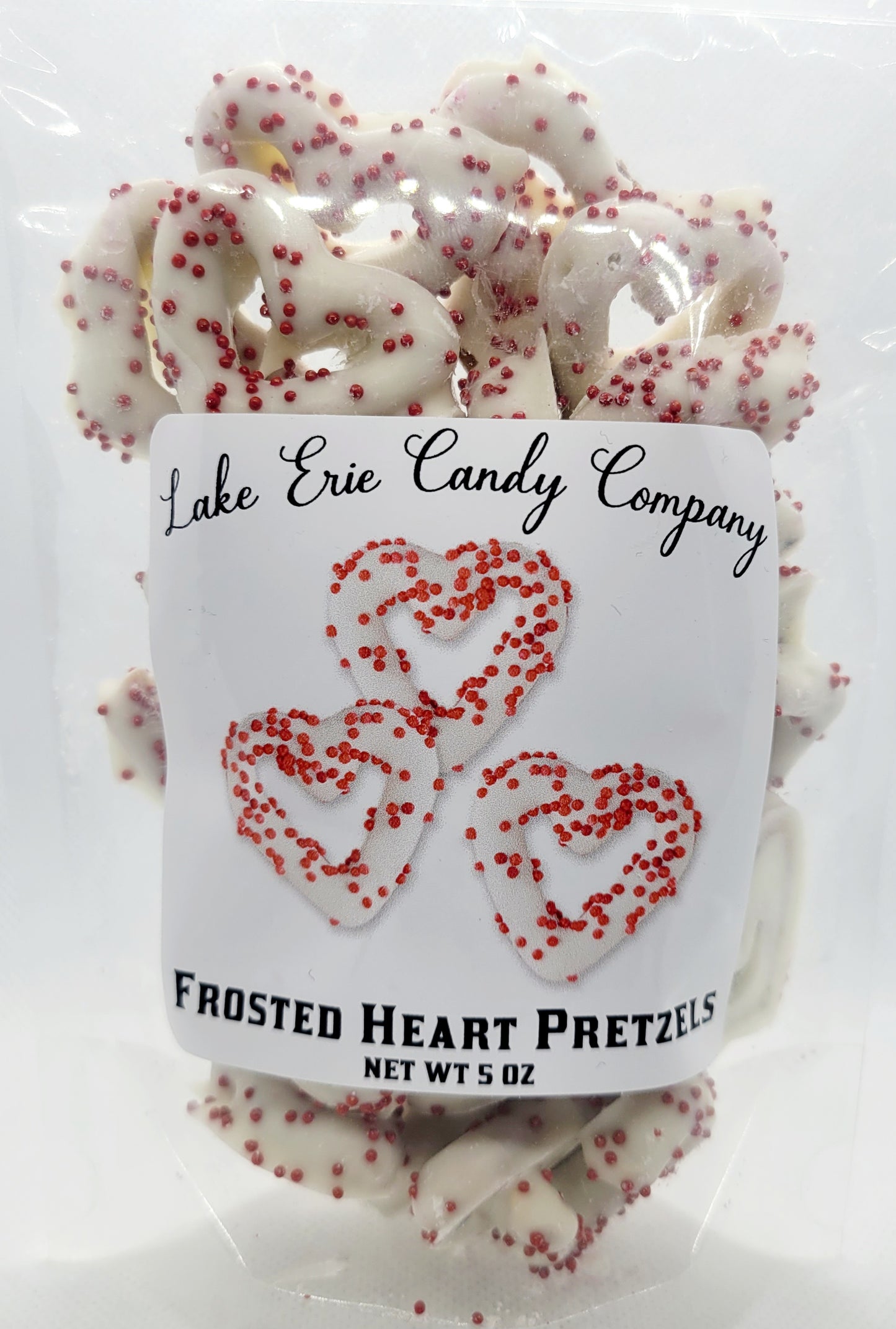 Frosted Heart Pretzels