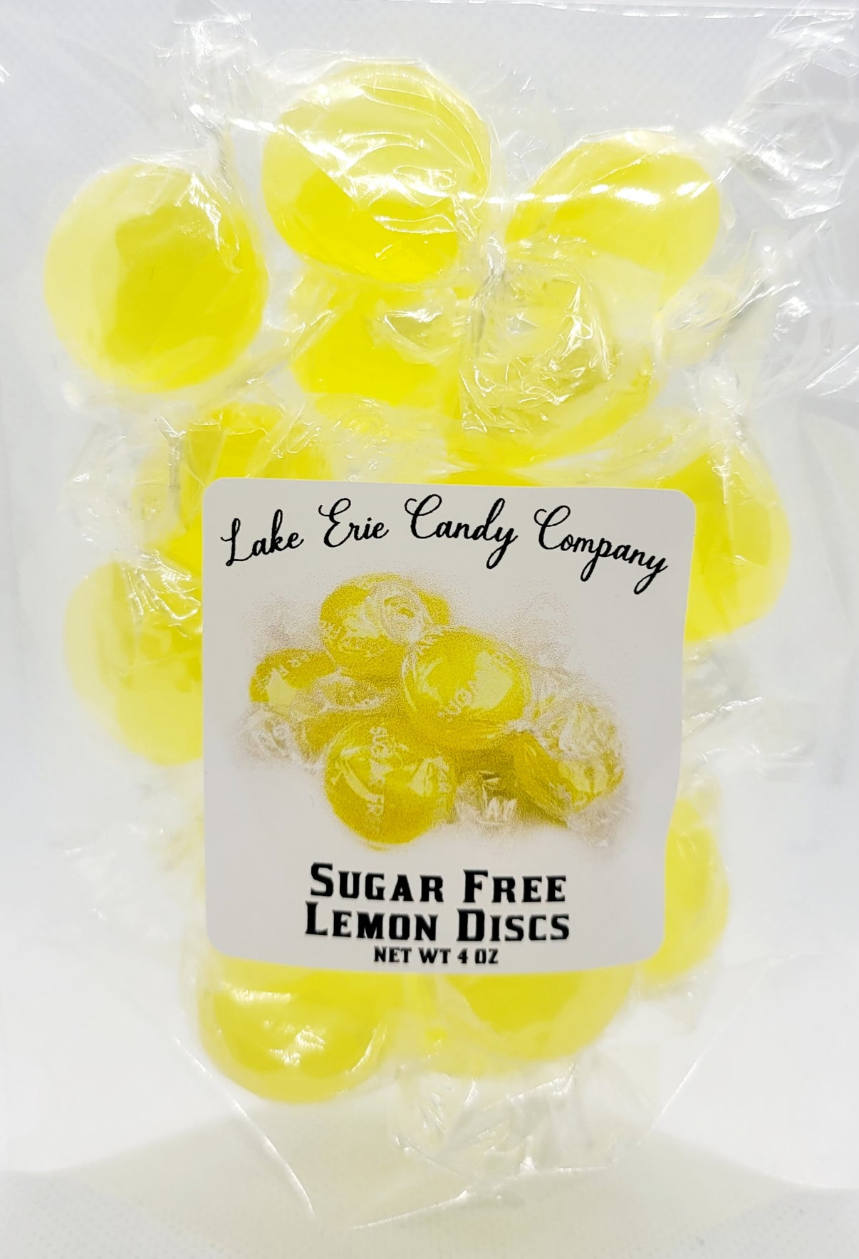 Sugar Free Lemon Disks – Lake Erie Candy Company