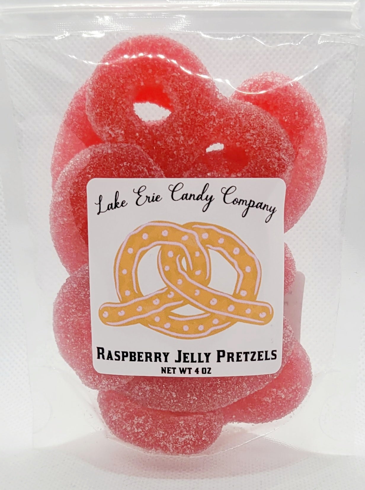 Raspberry Jelly Pretzels