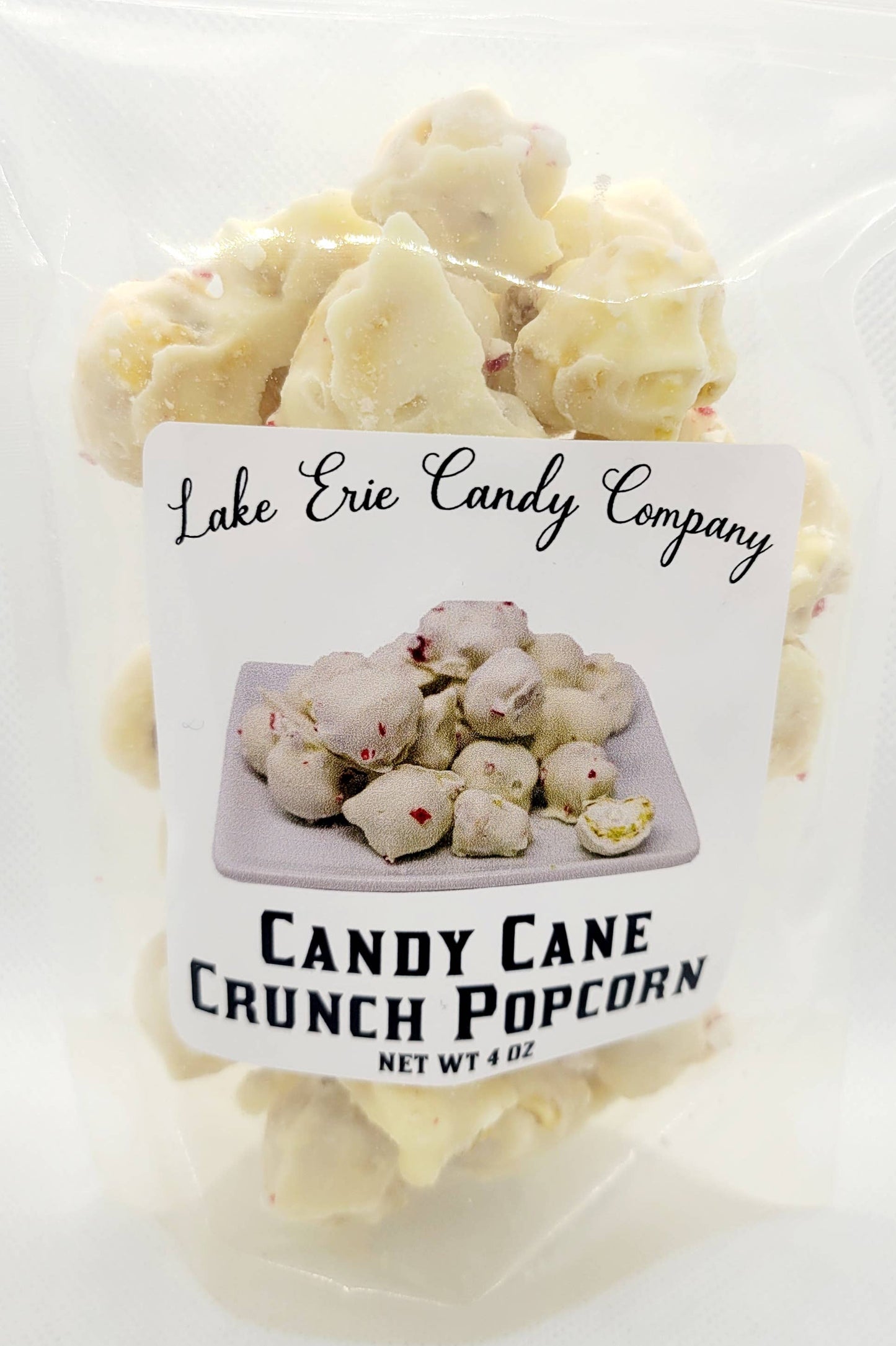 Candy Cane Crunch Popcorn