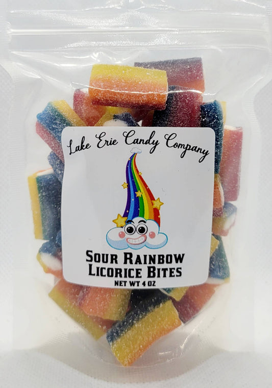 Sour Rainbow Licorice Bites