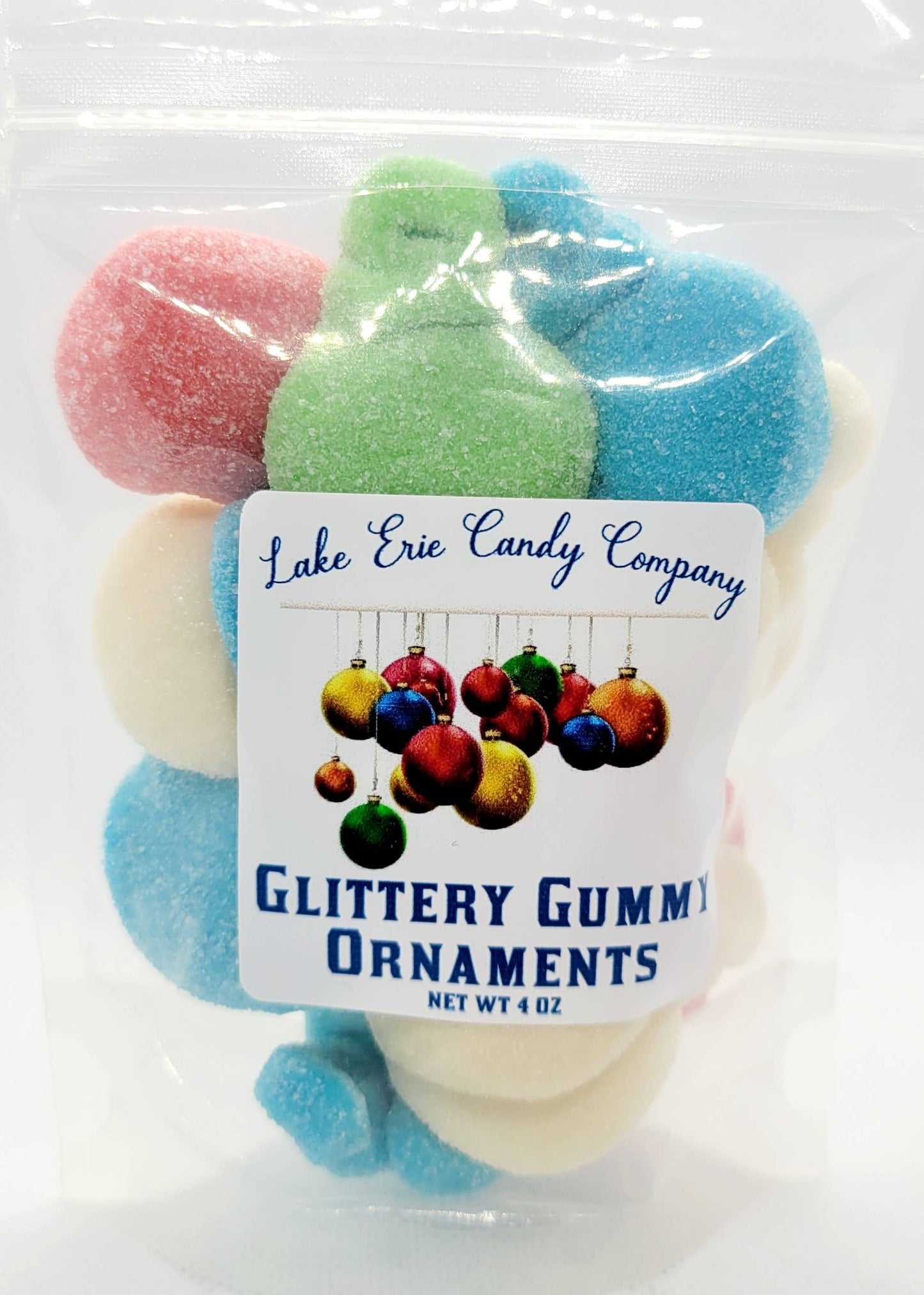 Glittery Gummy Ornaments