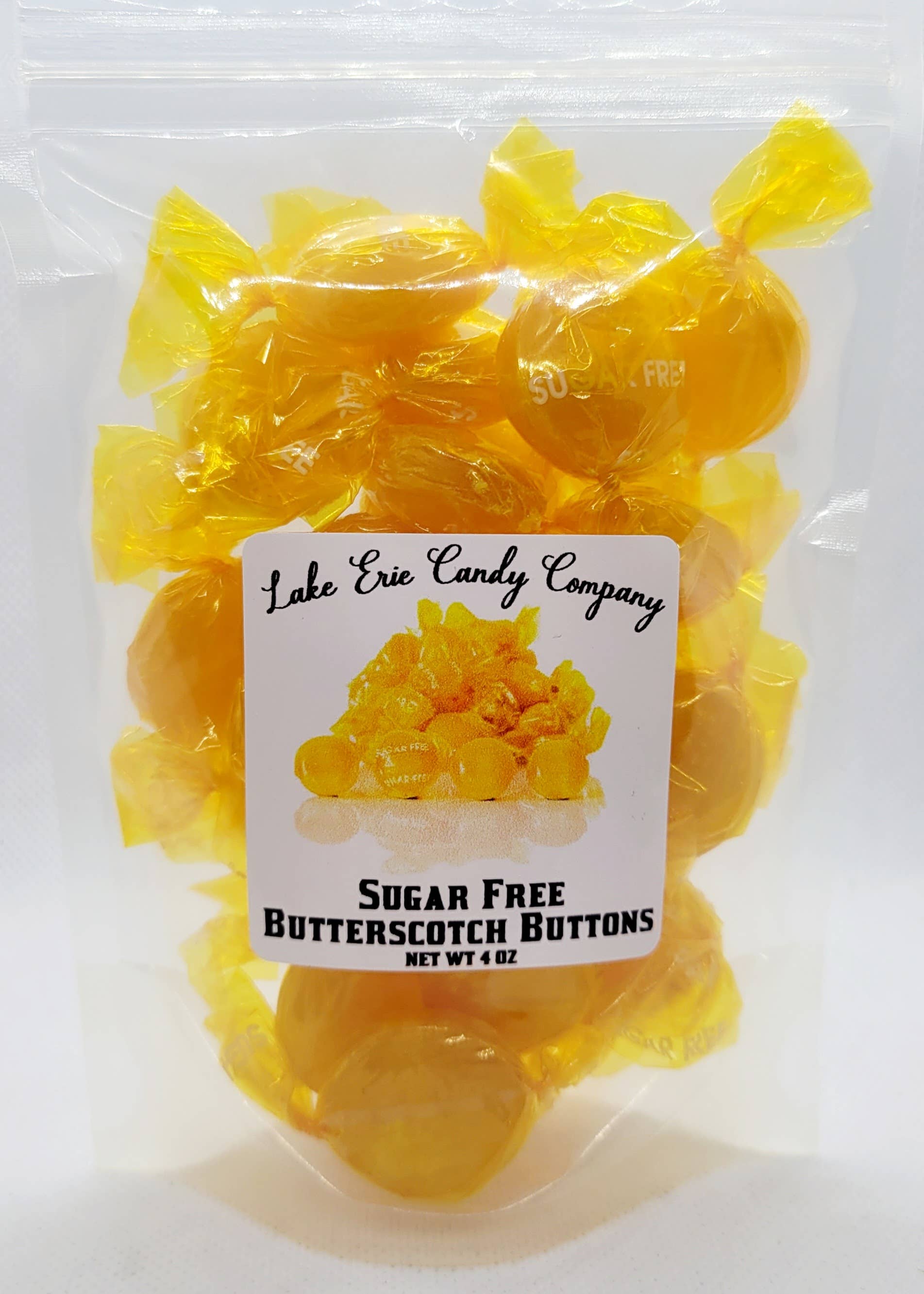 Sugar Free Butterscotch Buttons – Lake Erie Candy Company