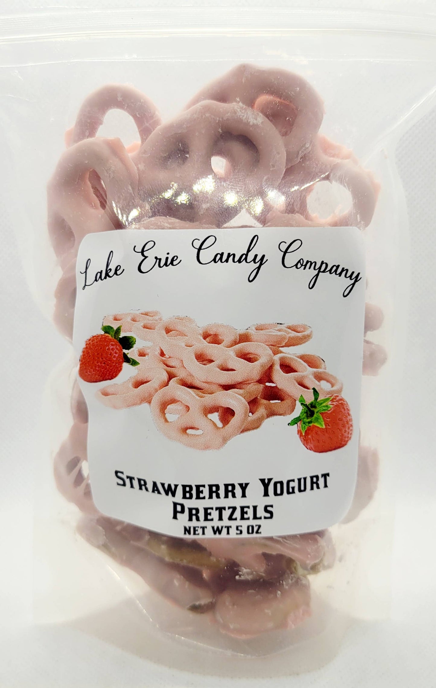Strawberry Yogurt Pretzels